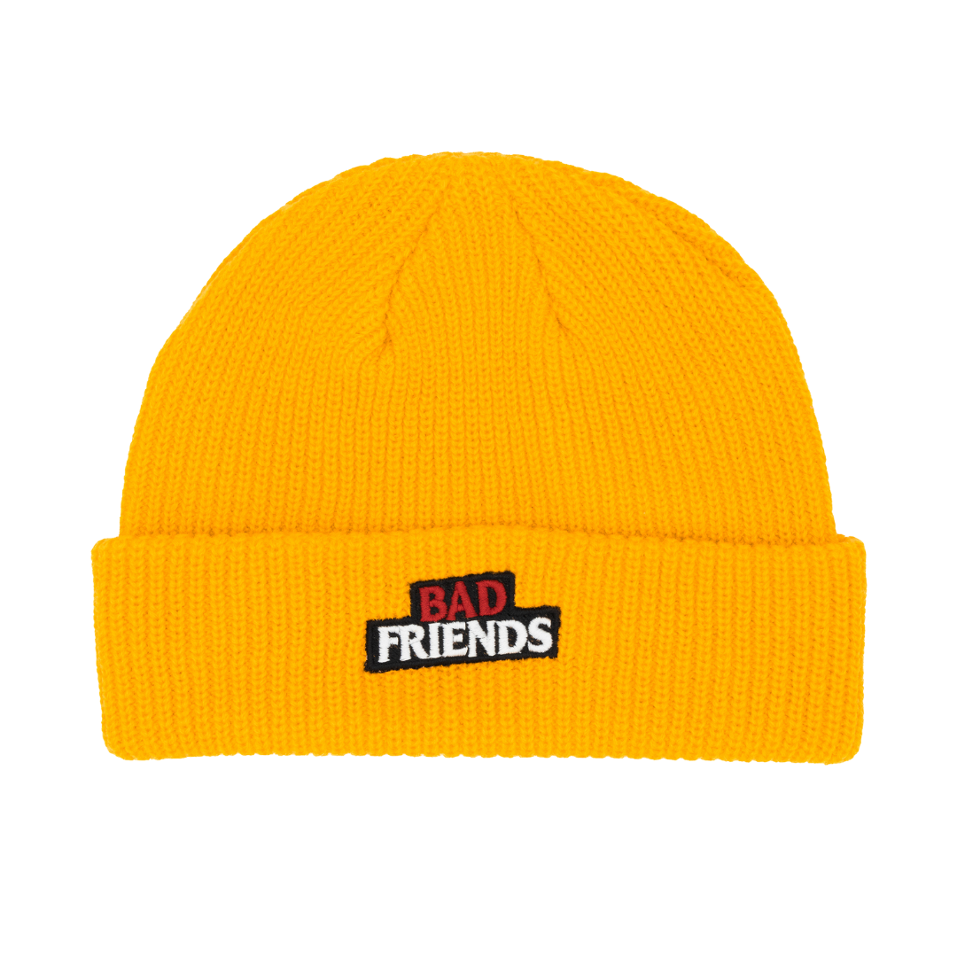 Bad Friends Yellow Beanie