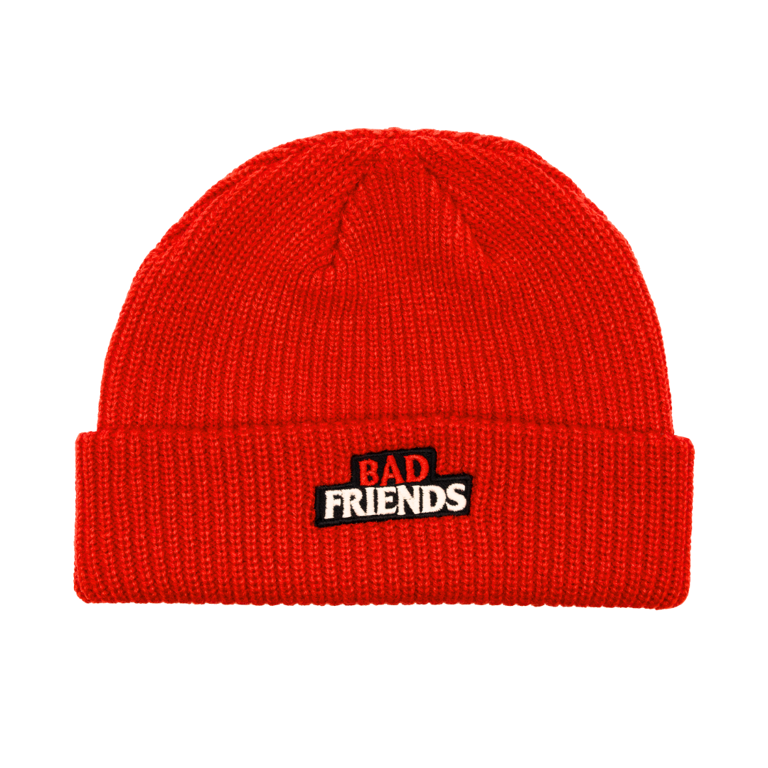 Bad Friends Red Beanie