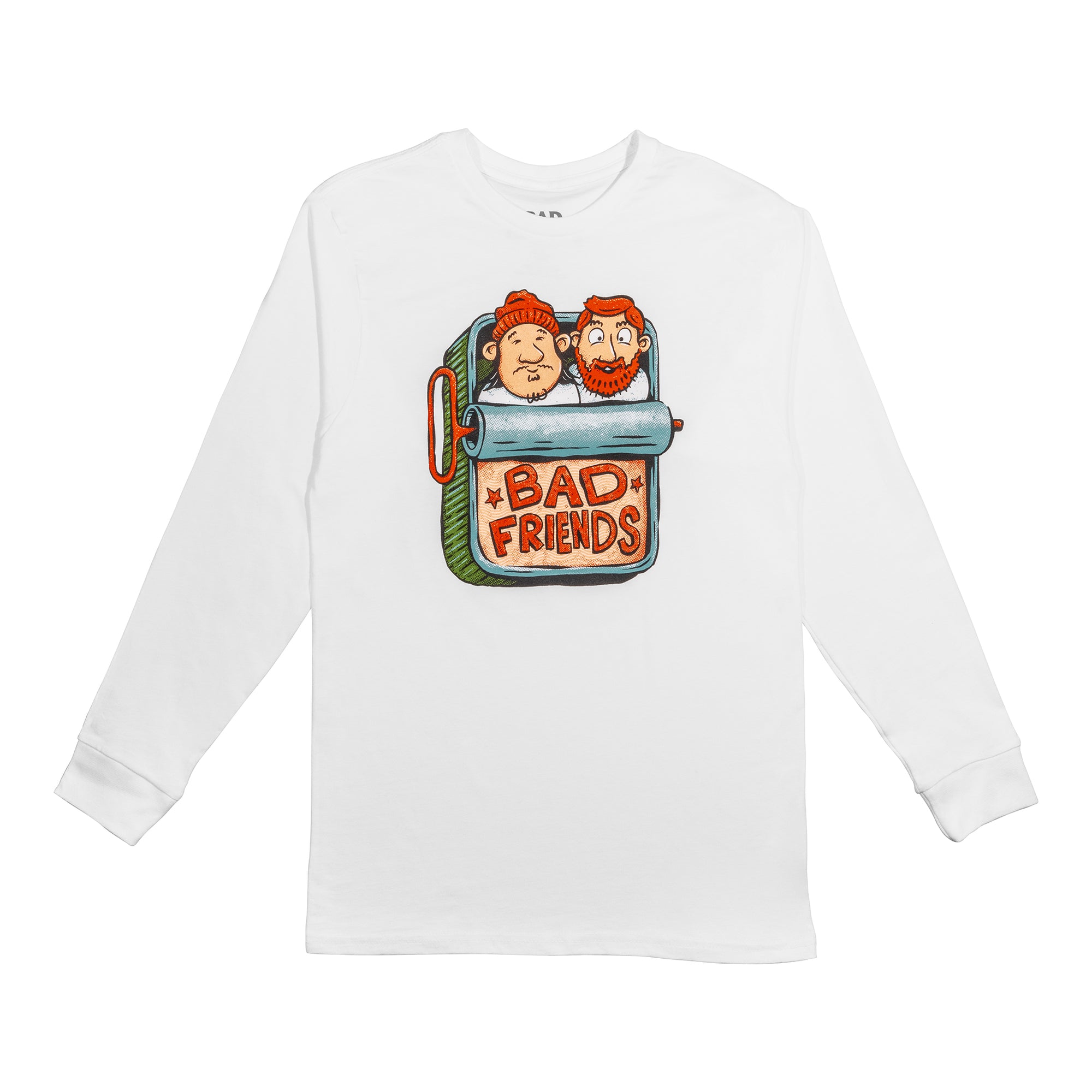 beastie friends crewneck white