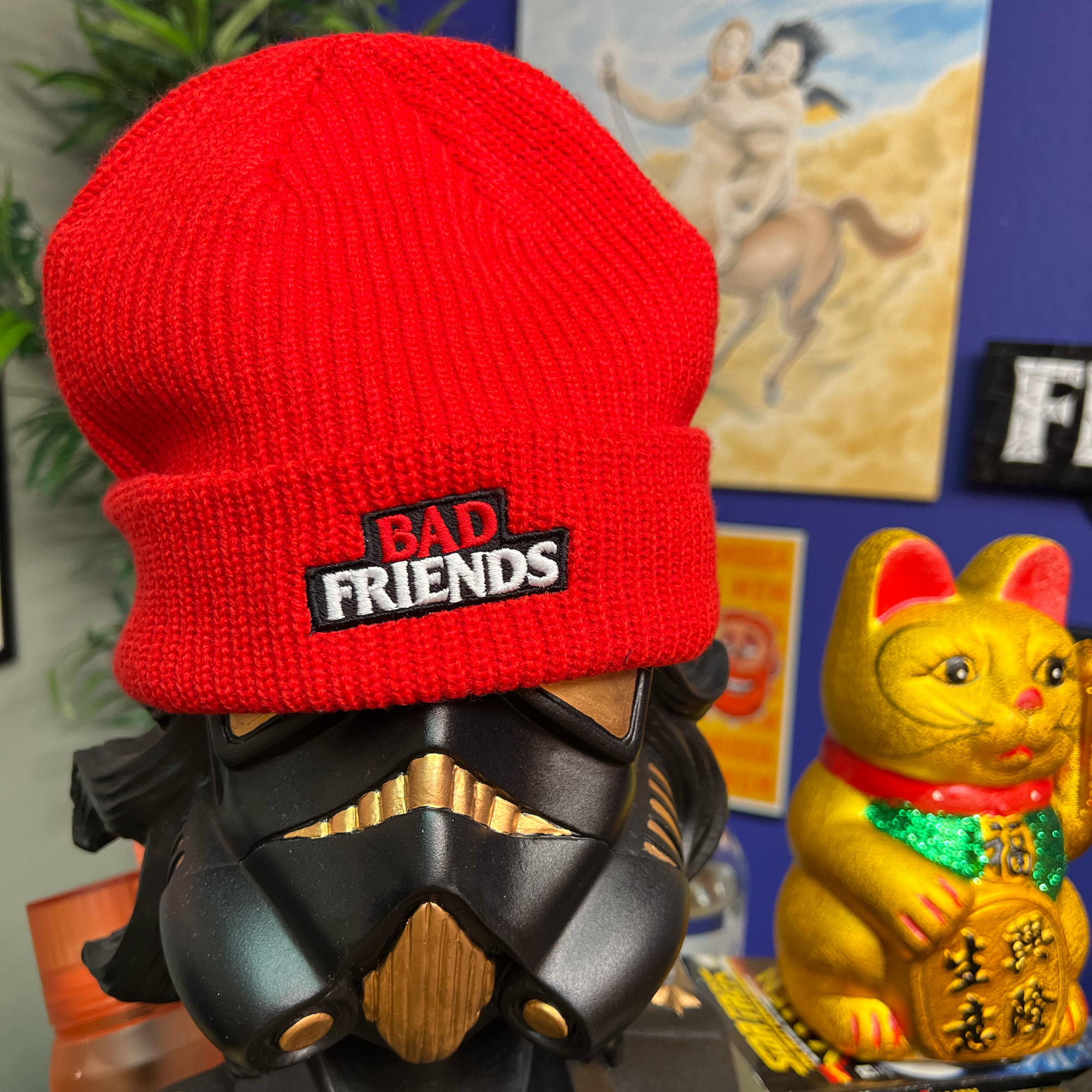 Bad Friends Red Beanie